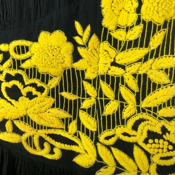 ❌SOLD❌ [Anthropologie] Floral Embroidered Dress - Picture 6 of 8